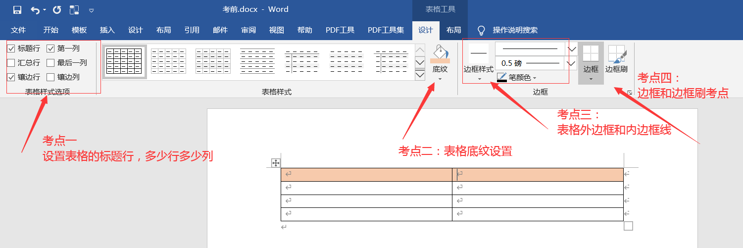 计算机一级Word必考点,表格的创建、格式化、排序、公式计算!