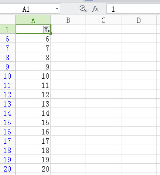 一级WPS Office 中Excel表格数据筛选知识点