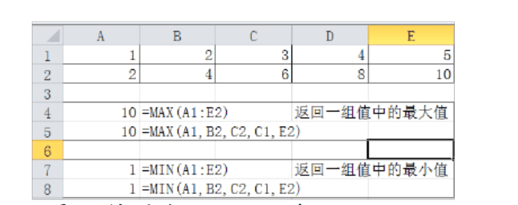 计算机二级 excel 中常考公式及讲解